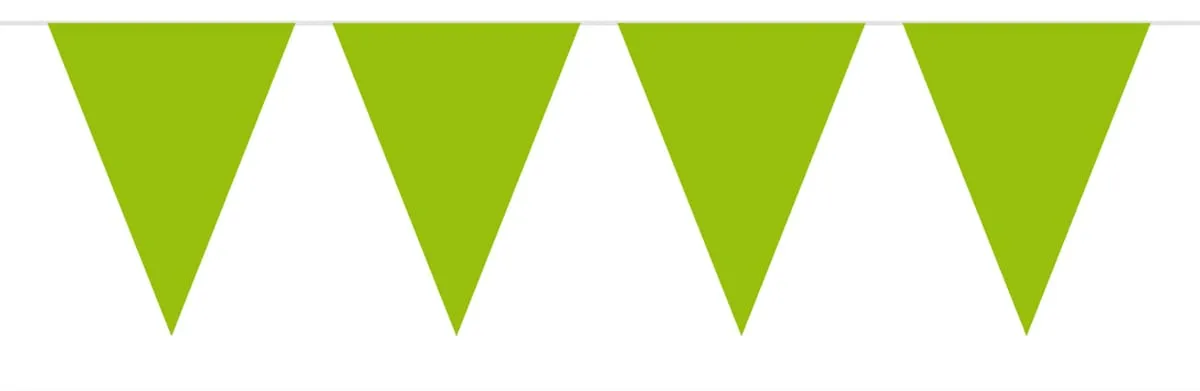 Collana piccola gagliardetto verde 3m